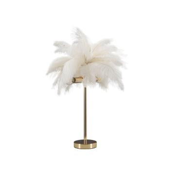 Lampada da tavolo palm bianca cm Ø 40x55