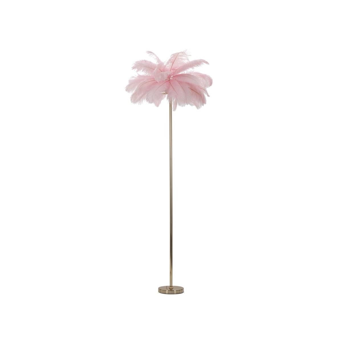 Lampada da terra palm rosa cm Ø 55x160