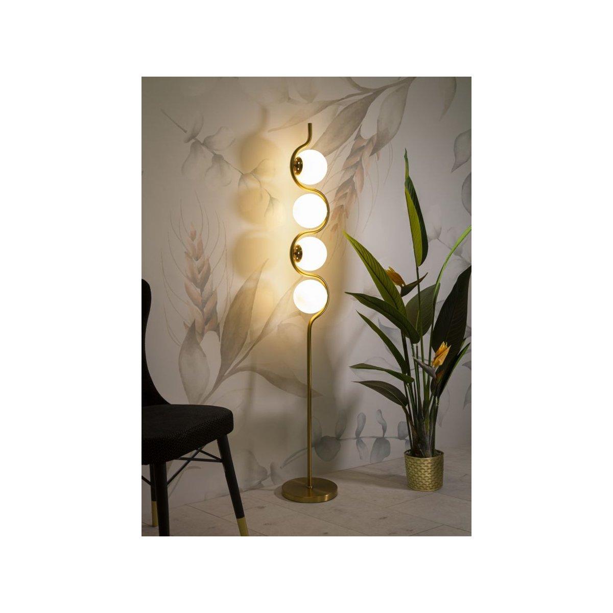 Lampada da terra glamy s 4 luci cm Ø 25x165