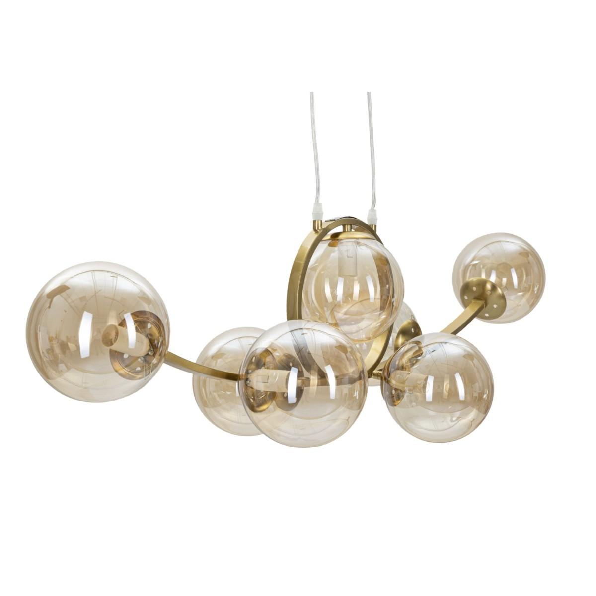 Lampadario japan 7 luci cm 115x36x116