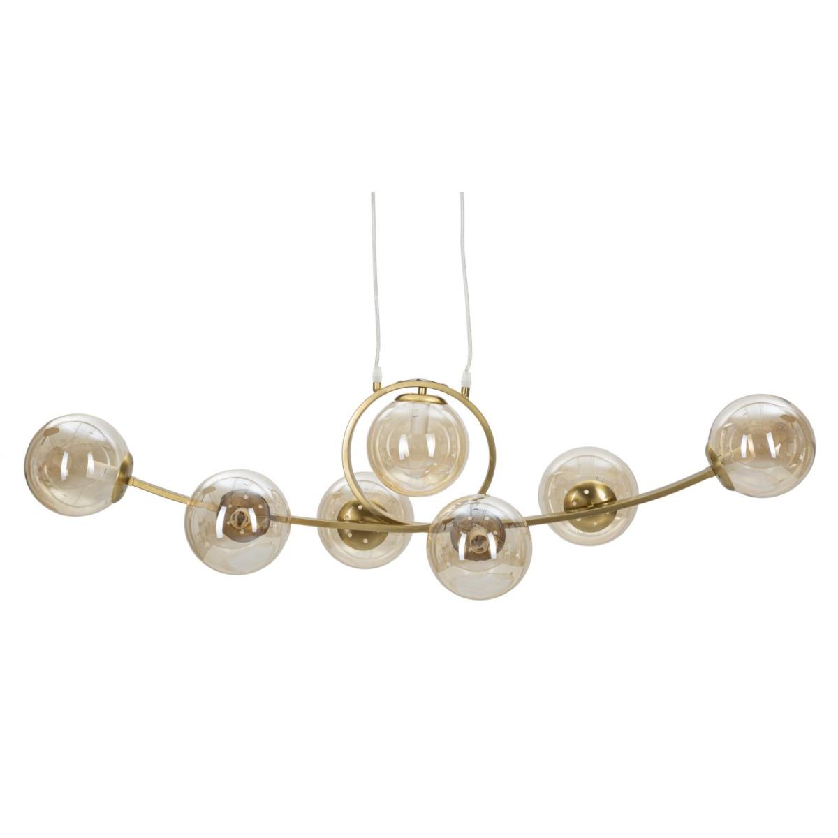 Lampadario japan 7 luci cm 115x36x116