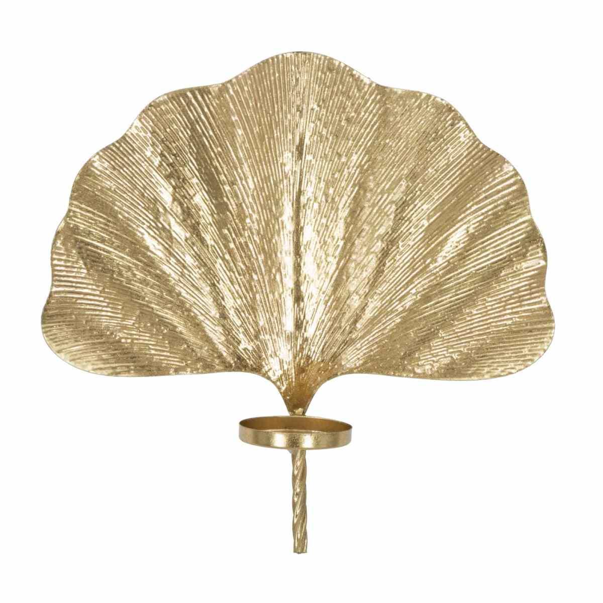 P/cand da muro glam leaf cm 41x11,5x40 min 2