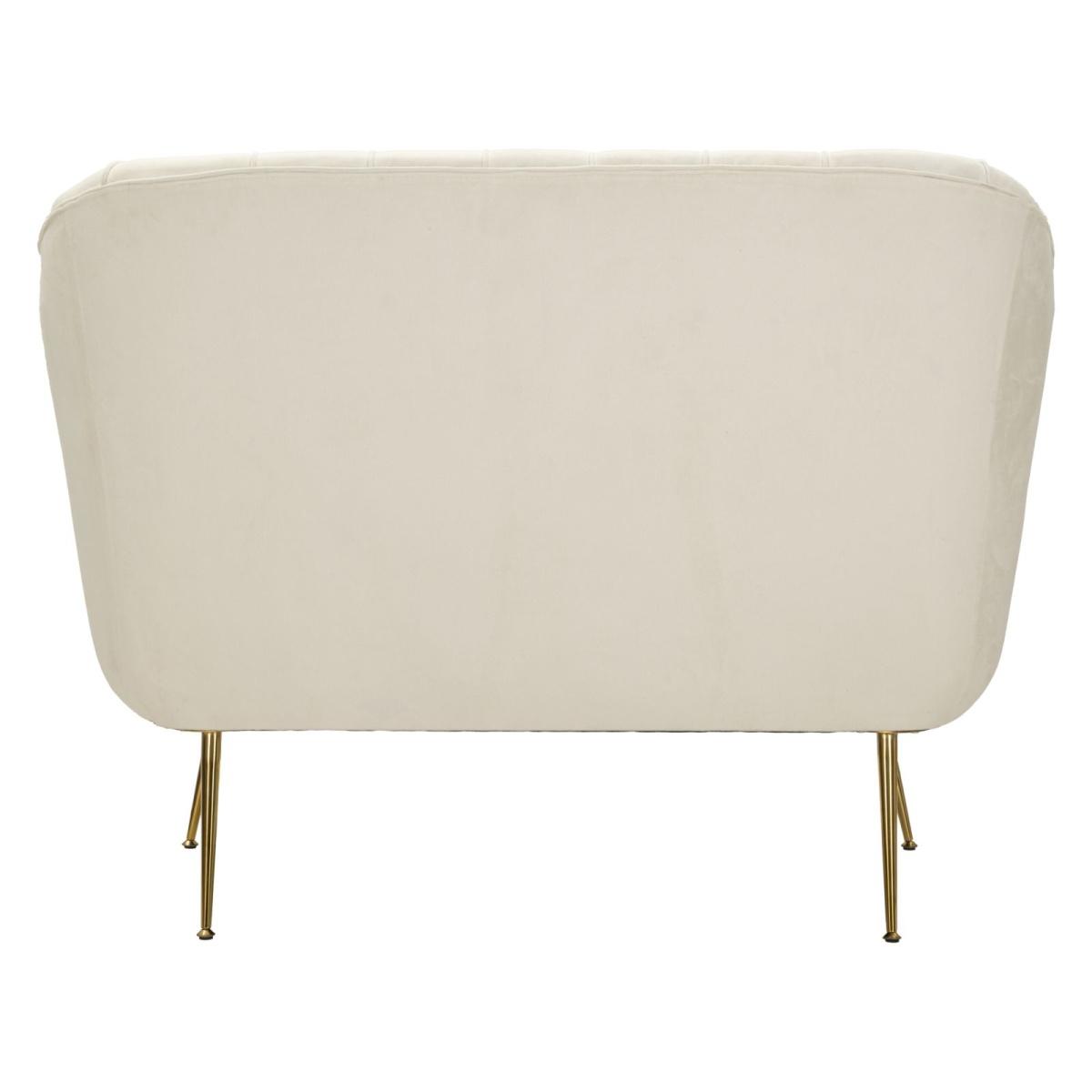 Divanetto budapest crema c/cuscini cm 130x83x91