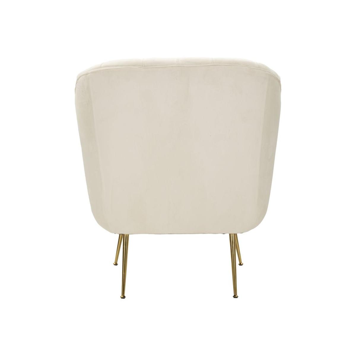 Poltrona budapest crema c/cuscino cm 88x83x91