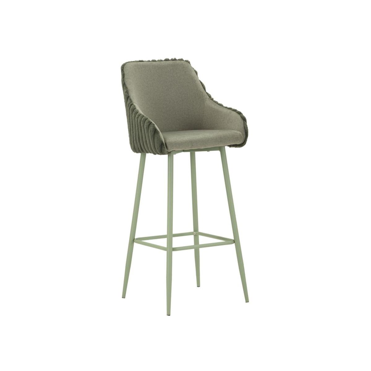 Sgabello bar alaska -a- verde set 2 pz cm 52x46x111 (altezza seduta cm 78)