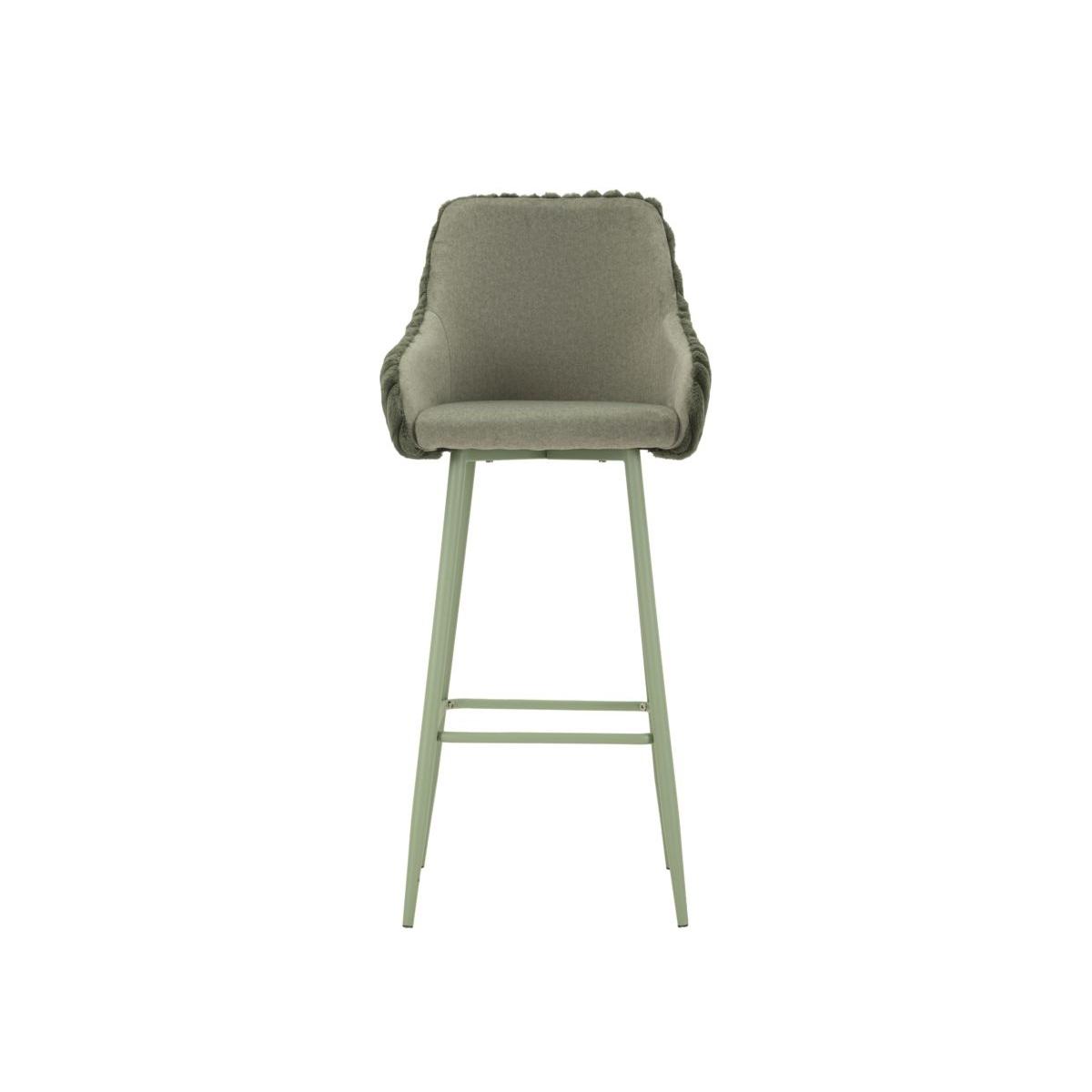 Sgabello bar alaska -a- verde set 2 pz cm 52x46x111 (altezza seduta cm 78)