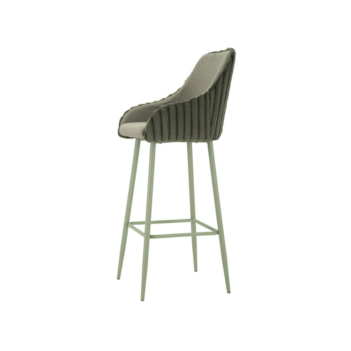 Sgabello bar alaska -a- verde set 2 pz cm 52x46x111 (altezza seduta cm 78)
