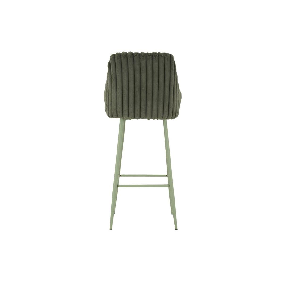 Sgabello bar alaska -a- verde set 2 pz cm 52x46x111 (altezza seduta cm 78)