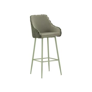 Sgabello bar alaska -a- verde set 2 pz cm 52x46x111 (altezza seduta cm 78)