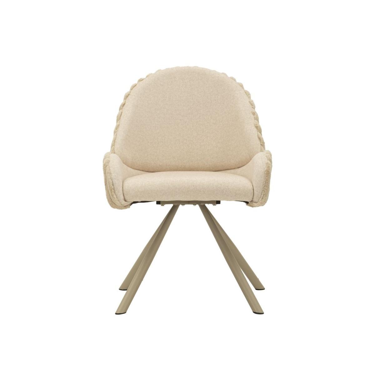 Sedia stoccolma -a-crema set 2 pz cm 58x53x85