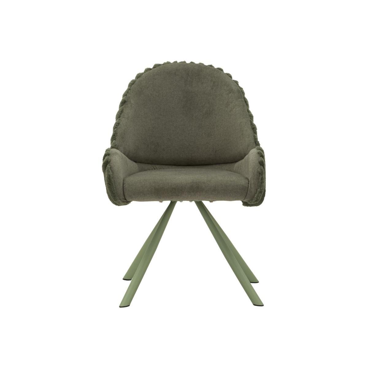 Sedia stoccolma -a- verde set 2 pz cm 58x53x85