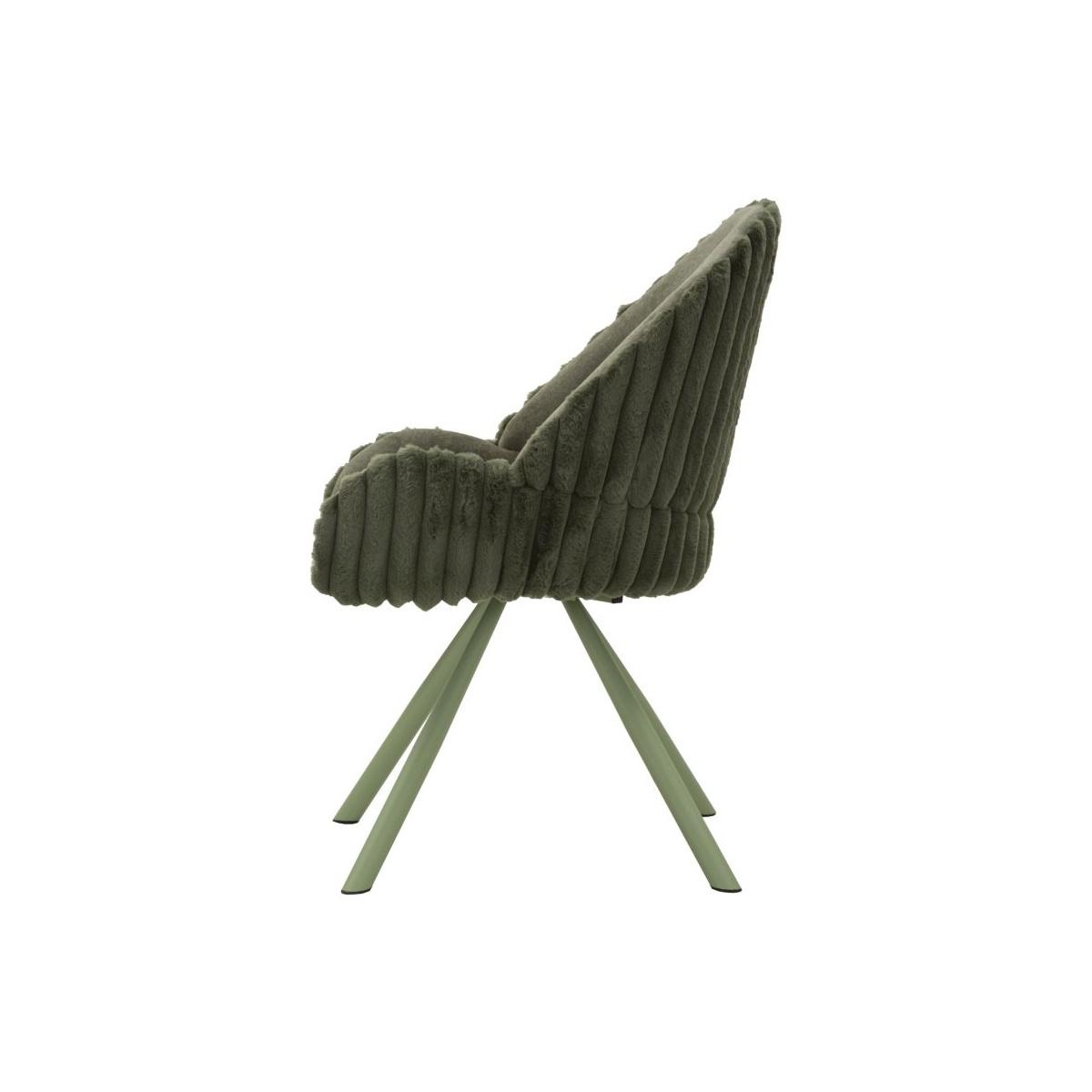 Sedia stoccolma -a- verde set 2 pz cm 58x53x85