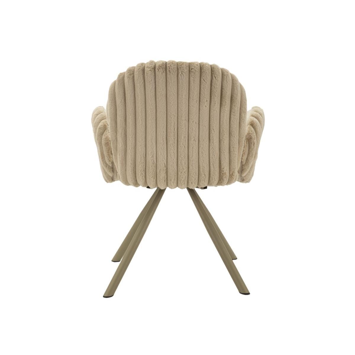 Sedia stoccolma -b-crema set 2 pz cm 64x68x83 (altezza seduta cm 45)