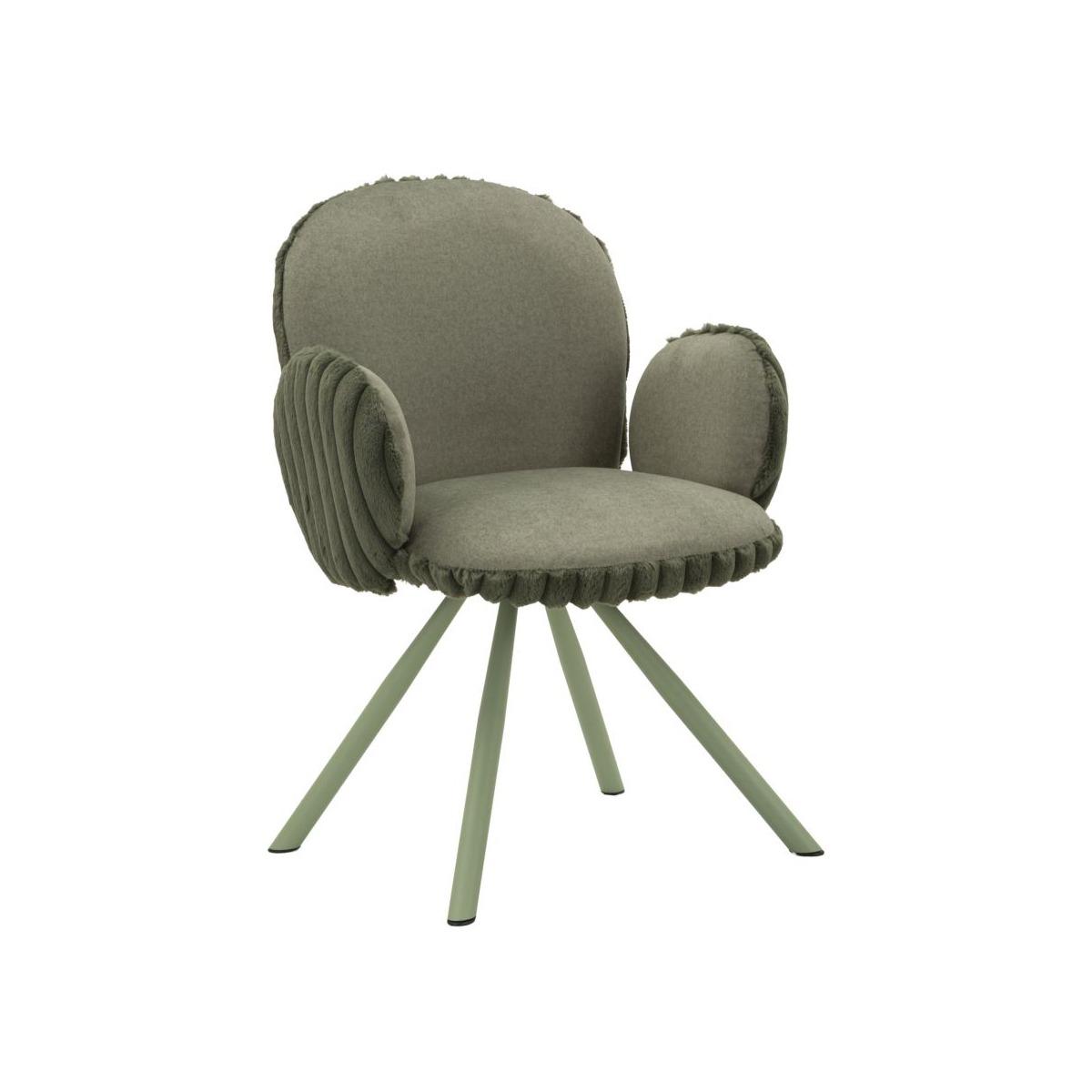 Sedia stoccolma -b- verde set 2 pz cm 64x68x83 (altezza seduta cm 45)