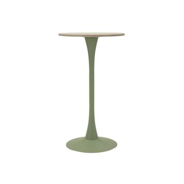 Tavolo bar alaska verde cm Ø 60x106