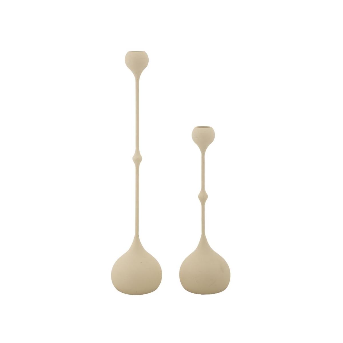P/cand slimmy crema set 2 pz cm Ø 8x26-8x37