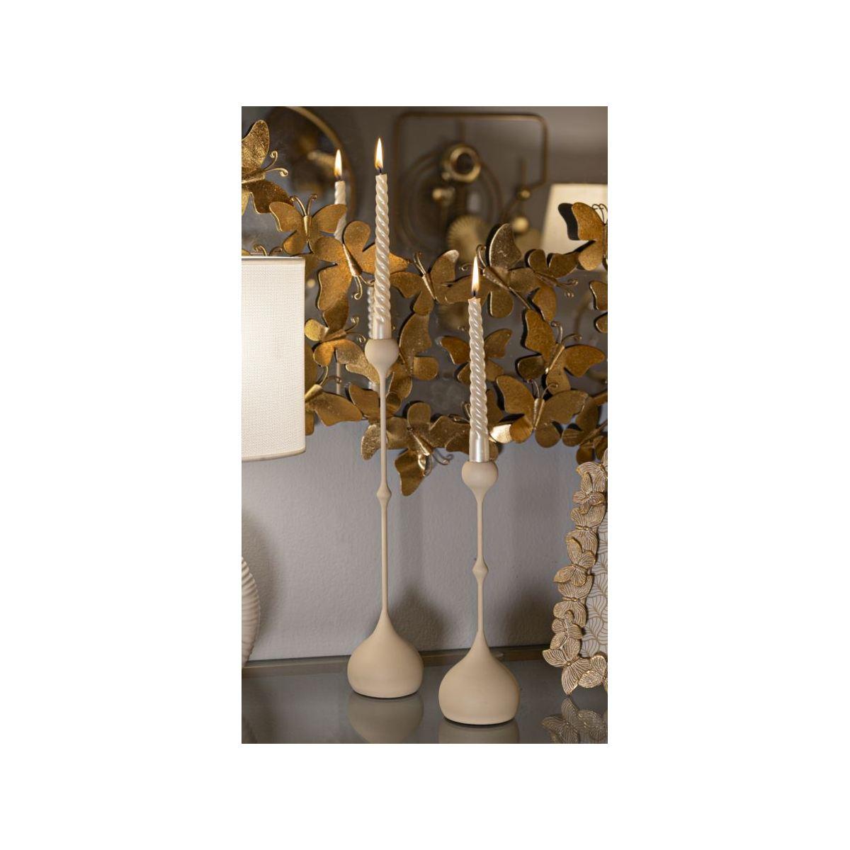 P/cand slimmy crema set 2 pz cm Ø 8x26-8x37