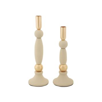 P/cand strek crema set 2 pz  cm Ø 9,5x25-9,5x30