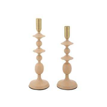 P/cand gemini rosa set 2 pz cm Ø 10x29-10x33