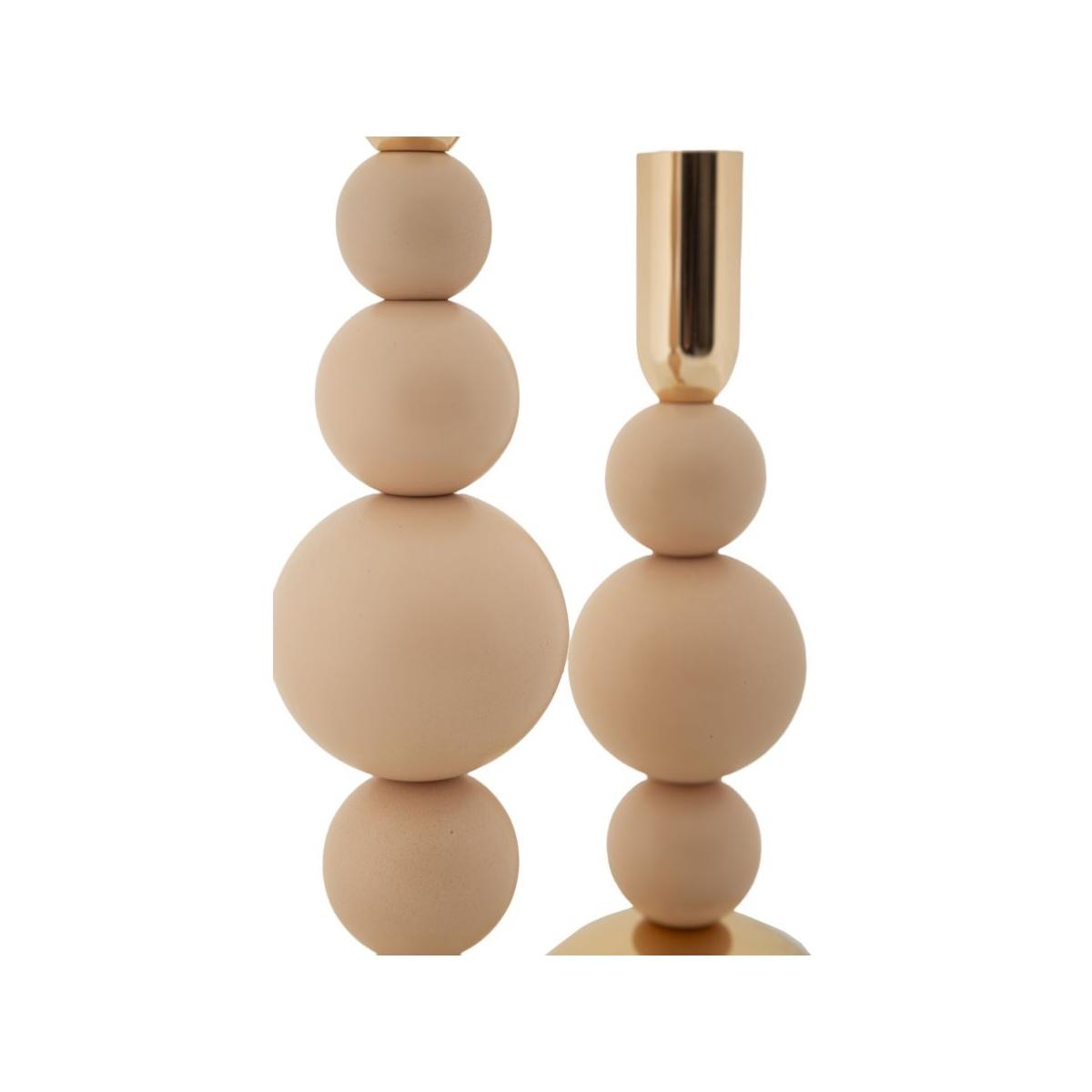 P/cand bolly rosa set 2 pz cm Ø 10x24-10x29,5
