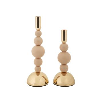 P/cand bolly rosa set 2 pz cm Ø 10x24-10x29,5