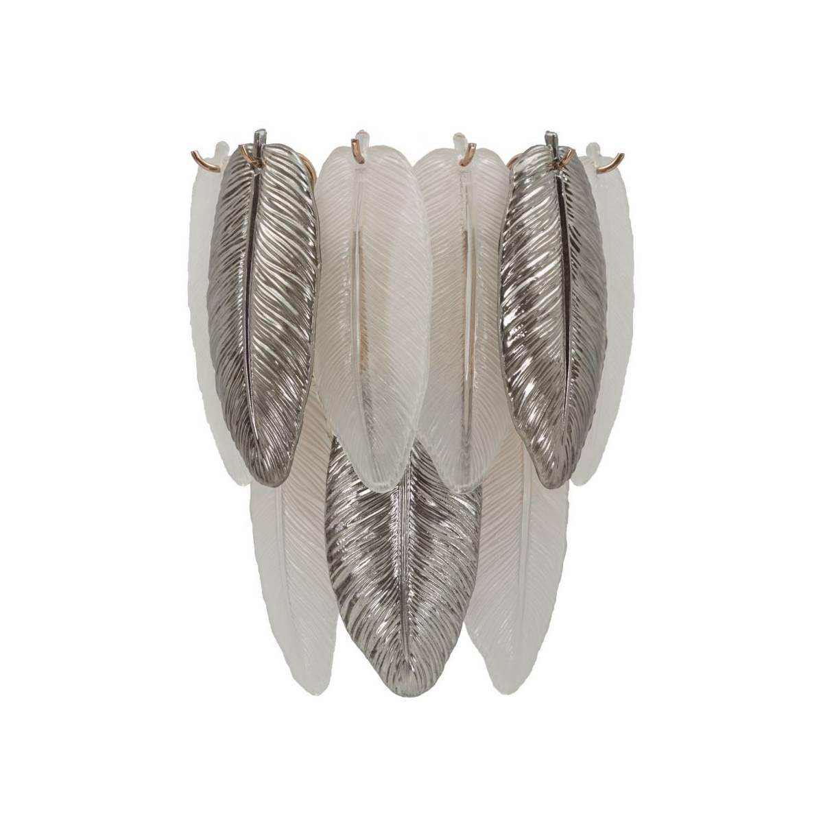 Lampada da muro leafy cm 24x15x29