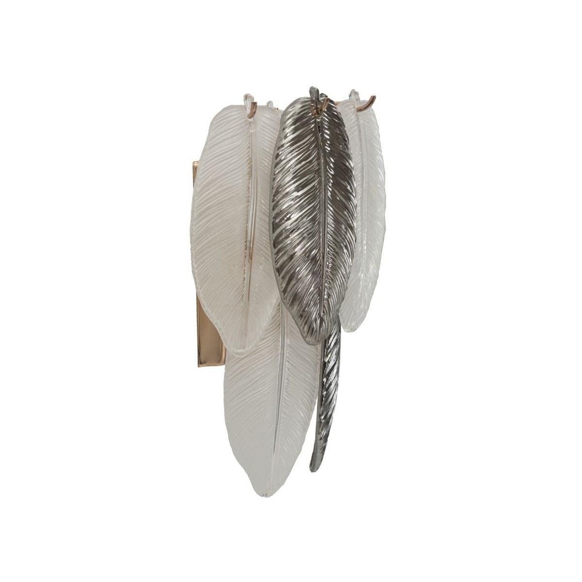 Lampada da muro leafy cm 24x15x29