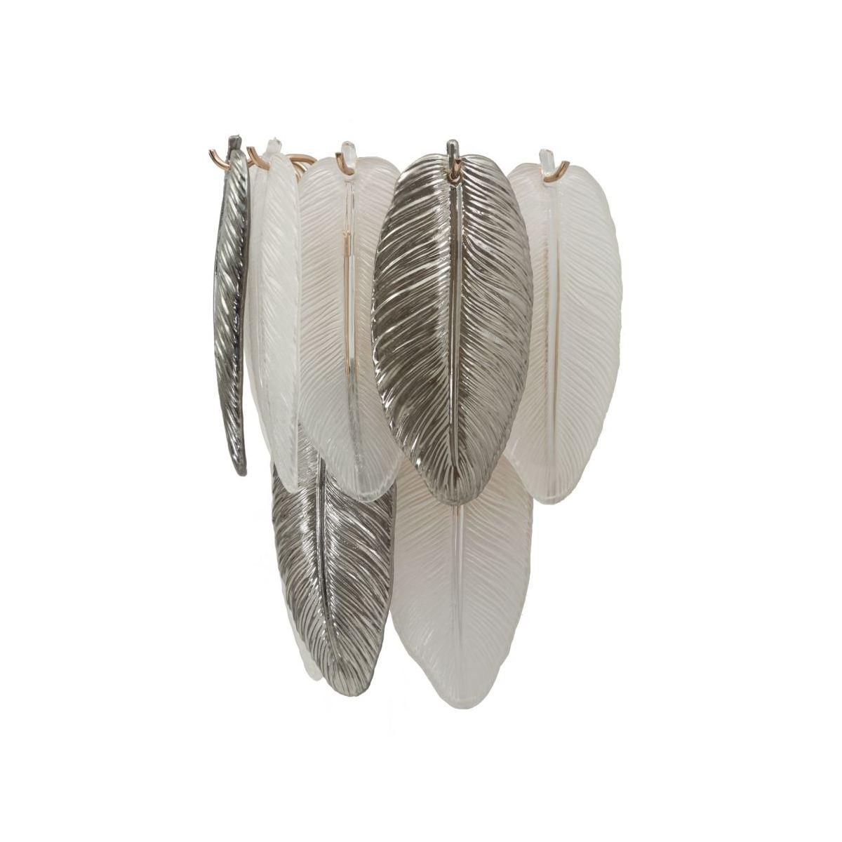 Lampada da muro leafy cm 24x15x29