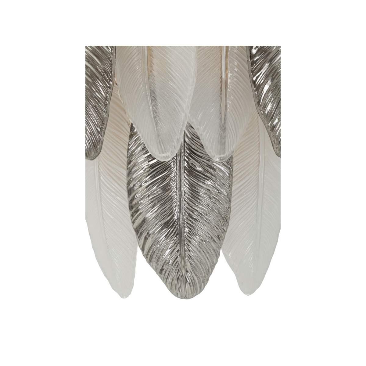 Lampada da muro leafy cm 24x15x29