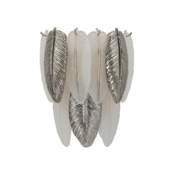 Lampada da muro leafy cm 24x15x29
