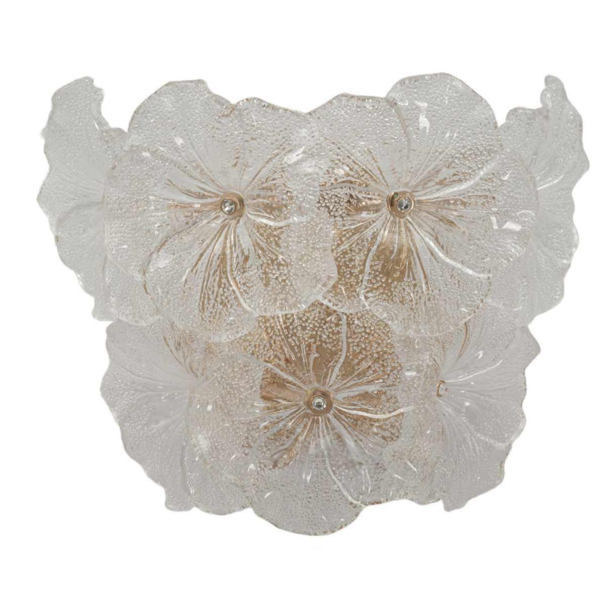 Lampada da muro ibiscus cm 33x17x28