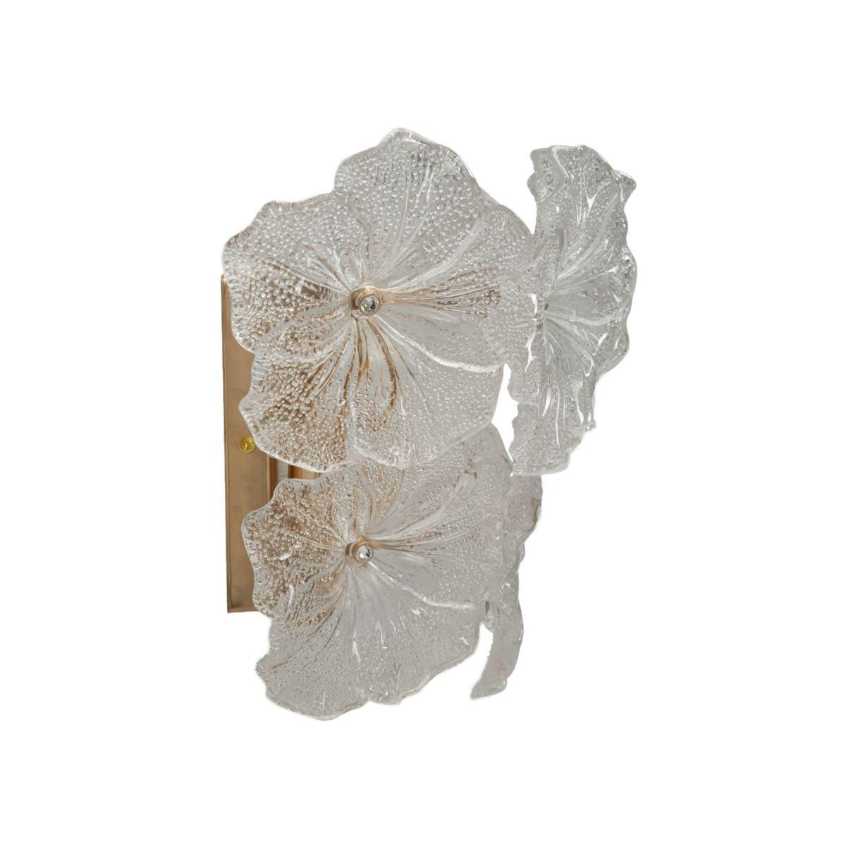 Lampada da muro ibiscus cm 33x17x28