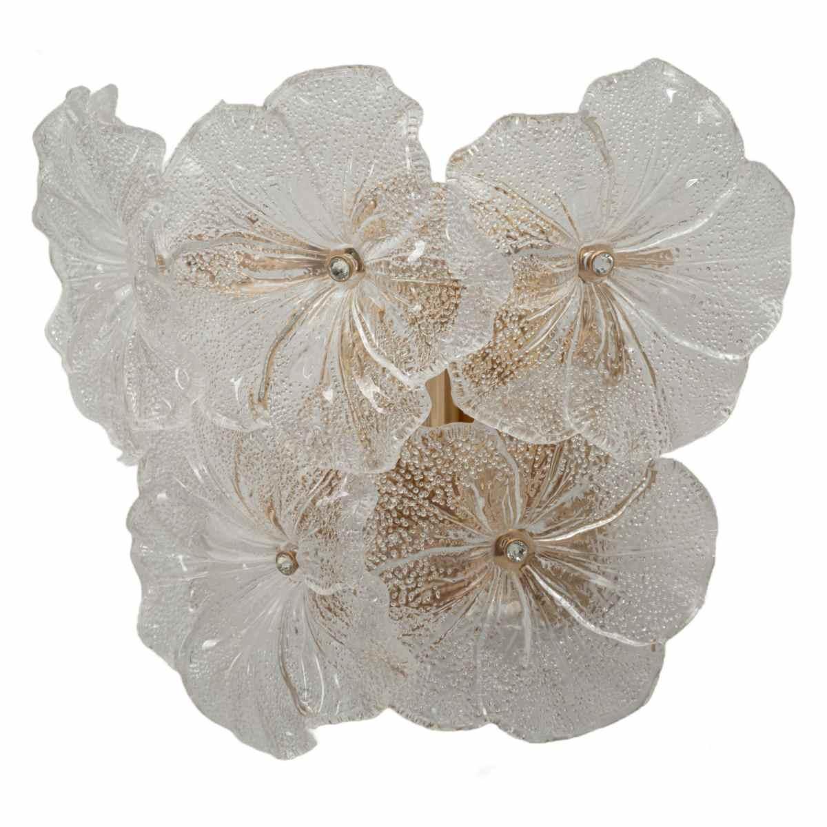 Lampada da muro ibiscus cm 33x17x28