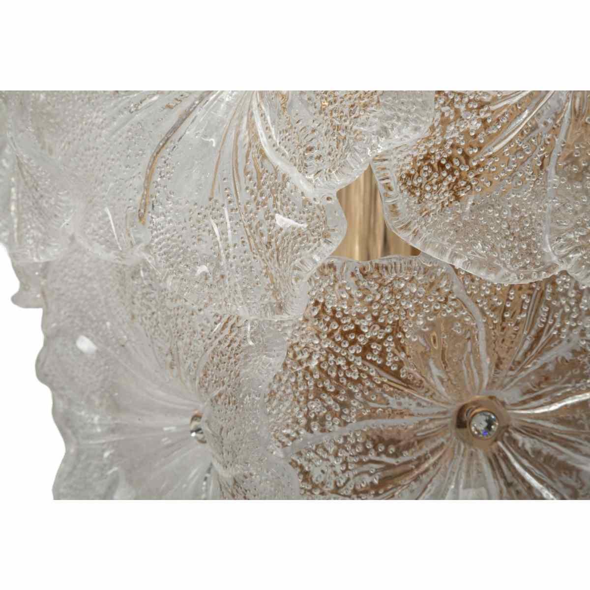 Lampada da muro ibiscus cm 33x17x28