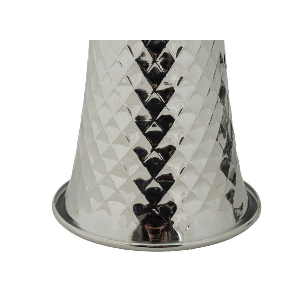 Lampada da tavolo tower argento cm Ø 30x54