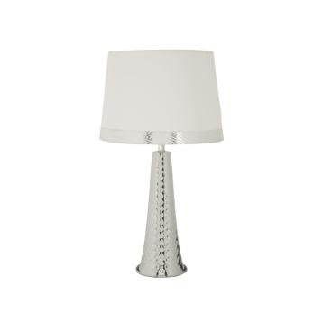 Lampada da tavolo tower argento cm Ø 30x54