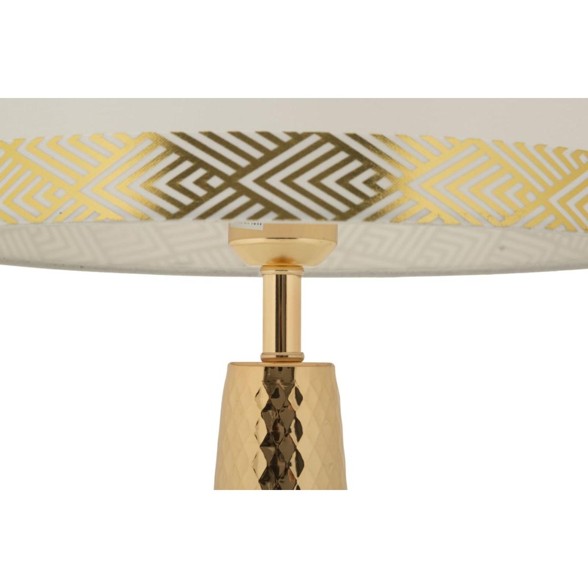 Lampada da tavolo tower oro cm Ø 30x54