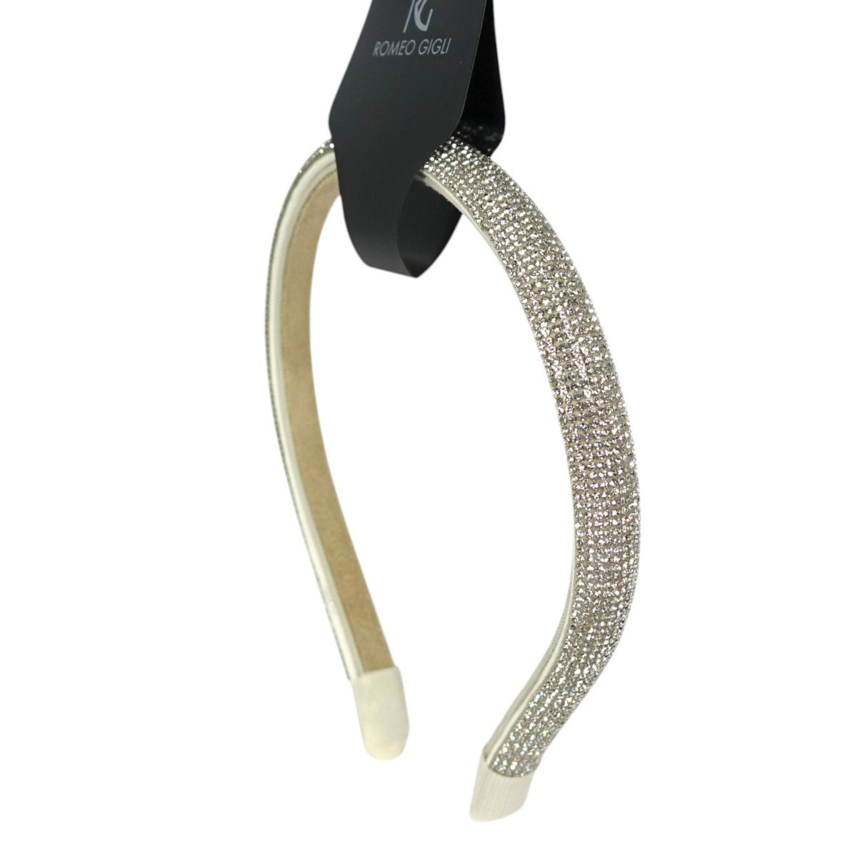 Cerchietto con strass silver RG Romeo Gigli