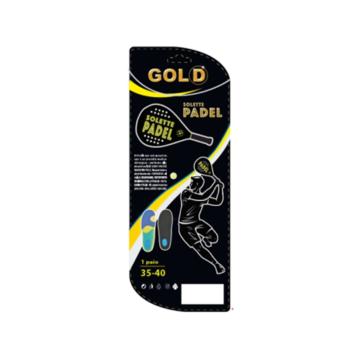 Gold  soletta padel mis.da 35 a 40