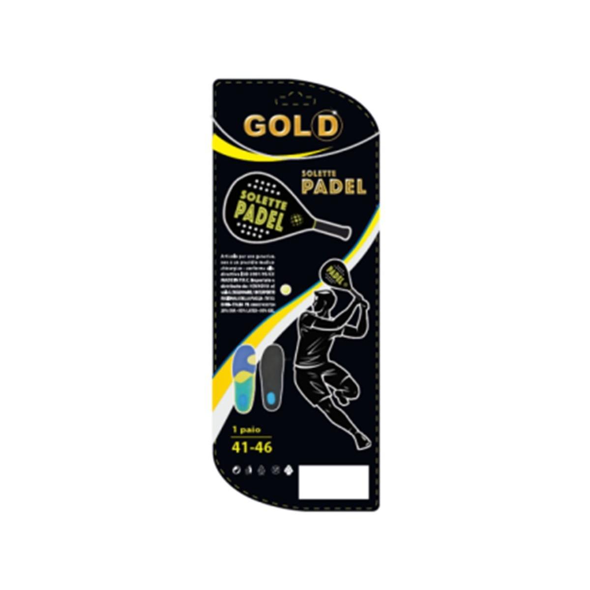 Gold  soletta padel mis.da 41 a 46