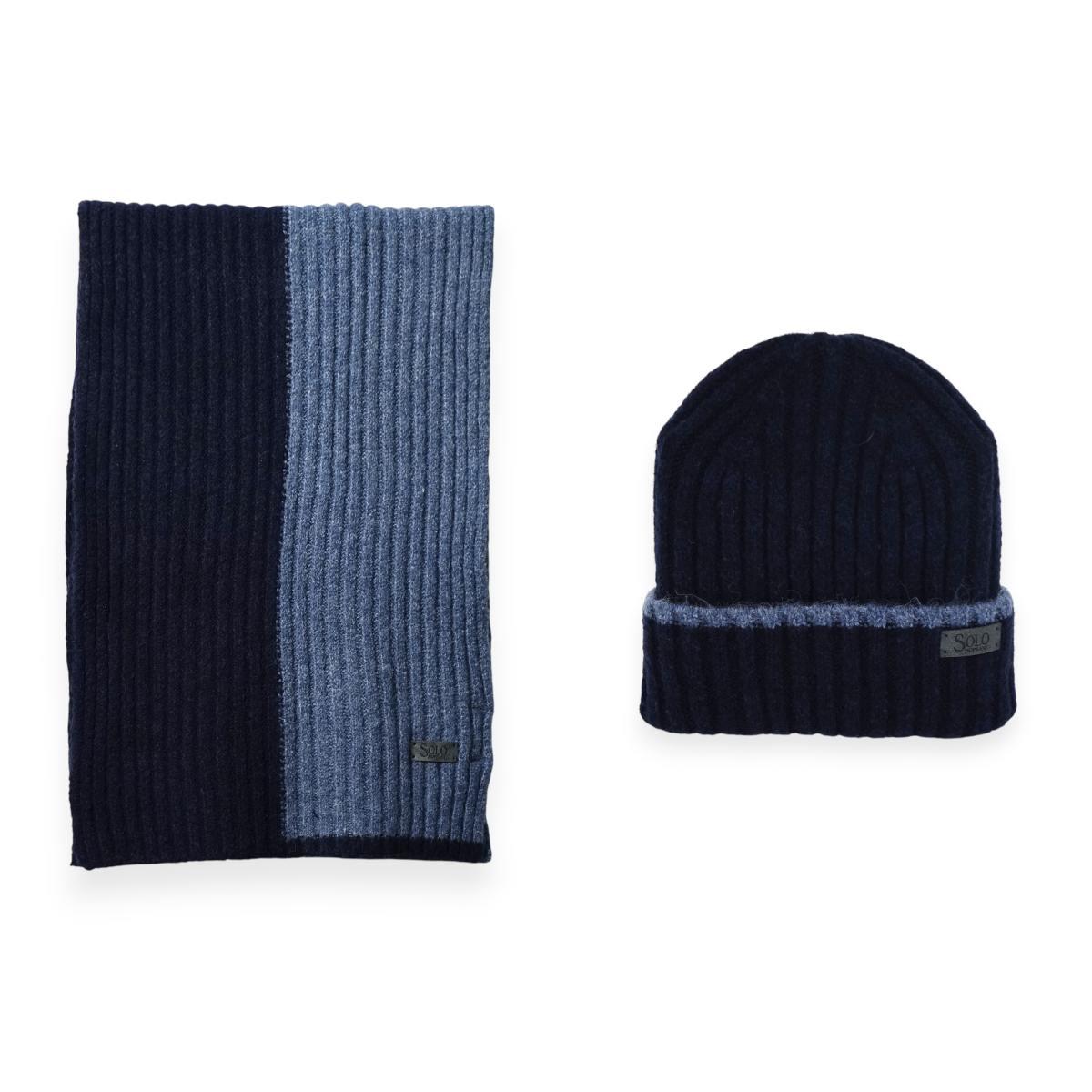 Set coordinato uomo cappello e sciarpa in box Solo Soprani