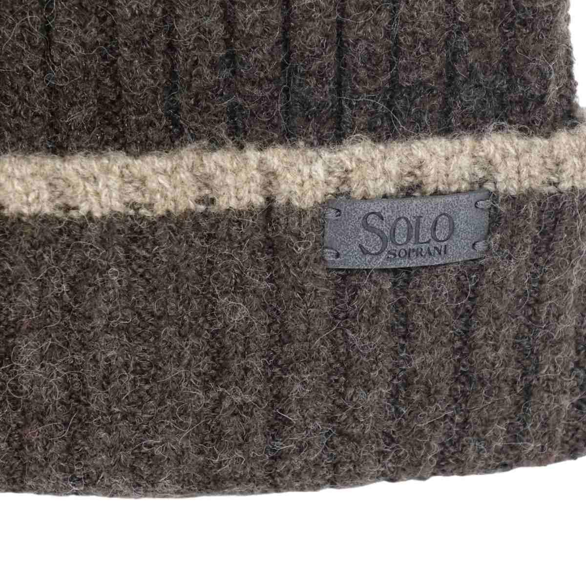 Set coordinato uomo cappello e sciarpa in box Solo Soprani