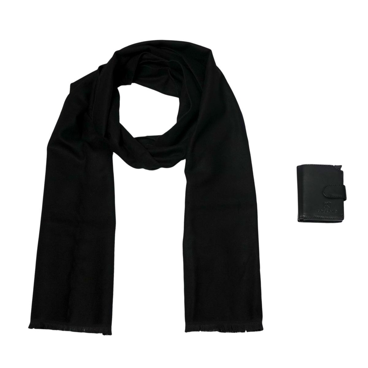 Confezione regalo sciarpa e porta carte di credito uomo Roncato