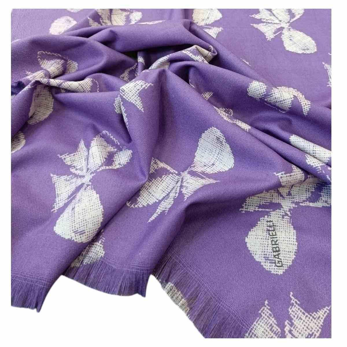 Sciarpa donna in viscosa Nazareno Gabrielli in scatola regalo