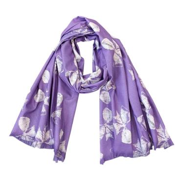 Sciarpa donna in viscosa Nazareno Gabrielli in scatola regalo