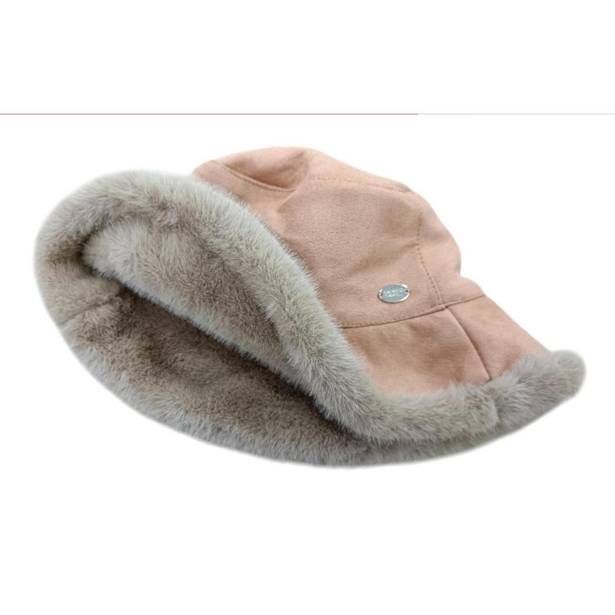 Cappello donna double face in poliestere Nazareno Gabrielli