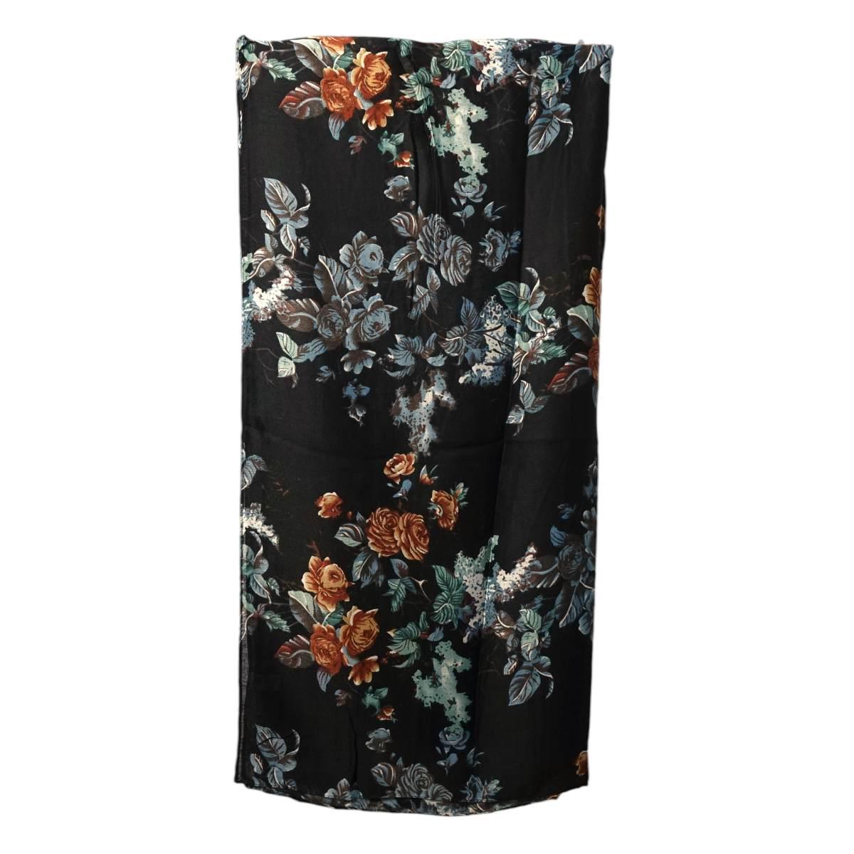 Sciarpa donna fantasia floreale in viscosa Regina Schrecker