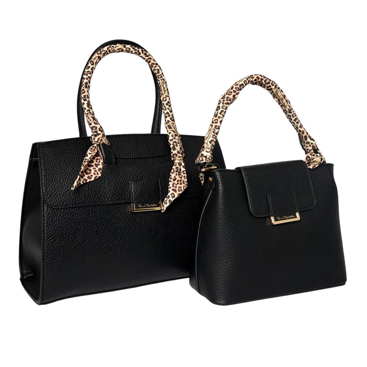 Set donna 2 pezzi borsa bauletto e shopping Renato Balestra