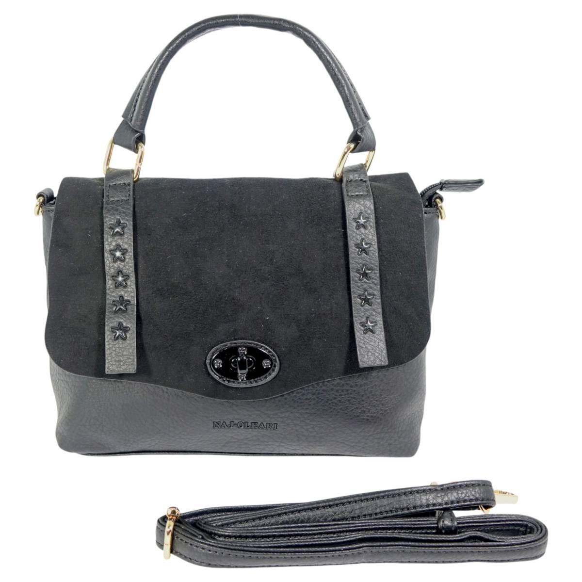 Set 3 pezzi donna  borsa grande, borsa piccola, pochette tracolla Naj-Oleari