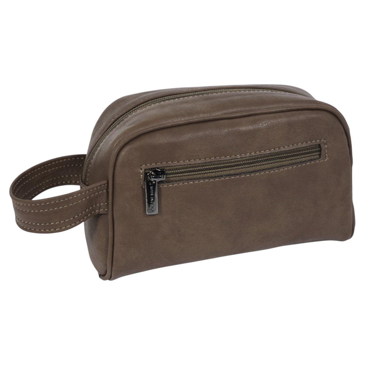 Pochette uomo in ecopelle con manico Capoverde Made in Italy